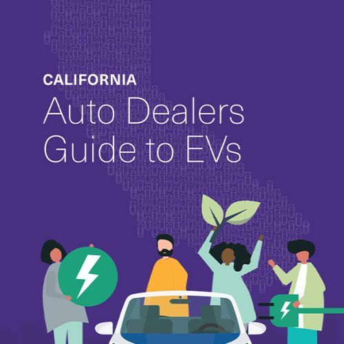 cover image for California Auto Dealers Guide to EVs