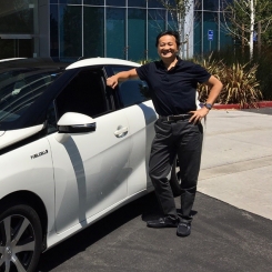 Jerry con Toyota Mirai