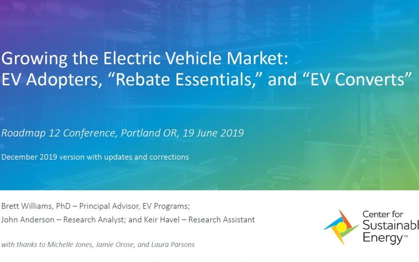 Growing the Electric Vehicle Market