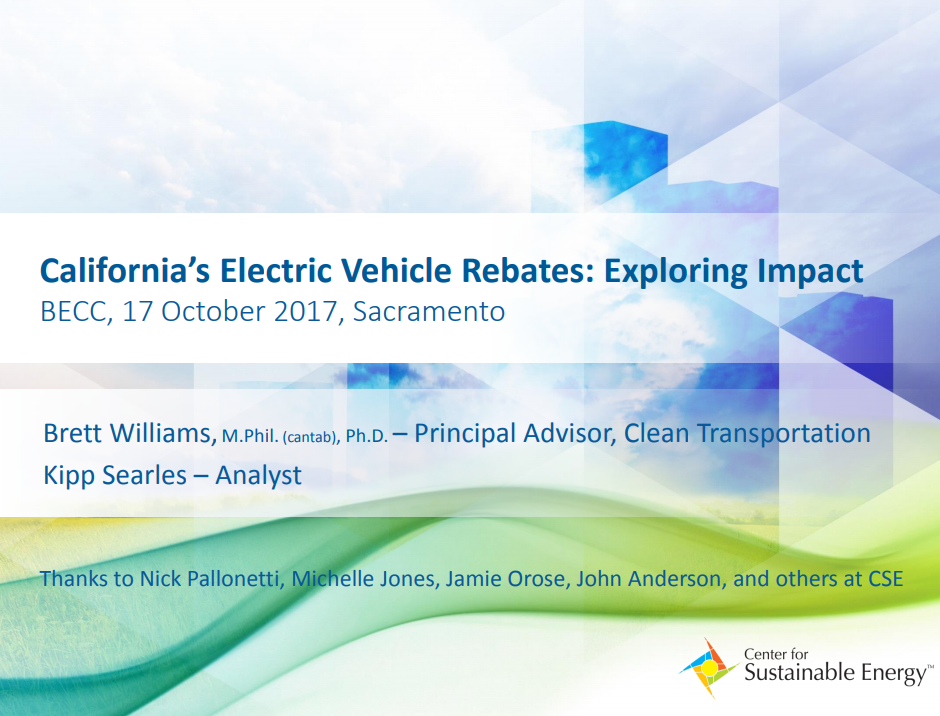 California’s Electric Vehicle Rebates: Exploring Impact